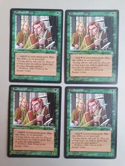 Fyndhorn Elves x4 PLAYSET, MTG Ice Age (1995), Common Green Creature NM - Image 1