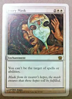 Ivory Mask - Eighth Edition - Magic: The Gathering - MTG - Image 1