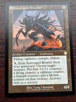 1x RETRO SCAVENGED BRAWLER - Commander - MTG - Magic the Gathering - Image 1