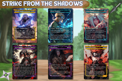 Naruto Ninja Ninjutsu Commander MTG Alt-Art Deck. Ready to Play! - Image 2