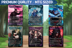 Naruto Ninja Ninjutsu Commander MTG Alt-Art Deck. Ready to Play! - Image 3