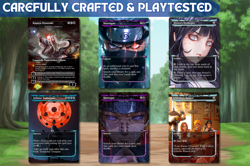 Naruto Ninja Ninjutsu Commander MTG Alt-Art Deck. Ready to Play! - Image 5