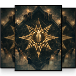 MTG Card Sleeves 105PCS | Dark Fantasy Style | Pale Ministry | Matte Finish - Image 1