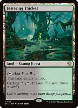 Festering Thicket [Lorwyn Eclipsed Commander] - Image 1