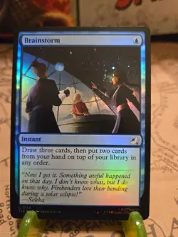 MTG Brainstorm Avatar: The Last Airbender: Eternal-Legal Foil Common NM - Image 1