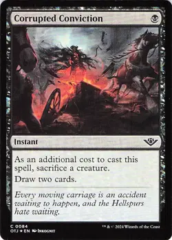 Corrupted Conviction 84 - HOLO - Outlaws of Thunder Junction - NM - Image 1