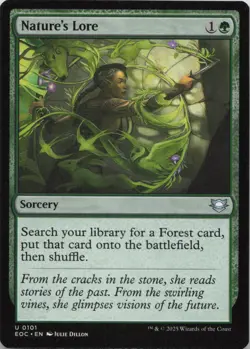 Nature's Lore U Commander: Edge of Eternities 101 NM MTG - Image 1