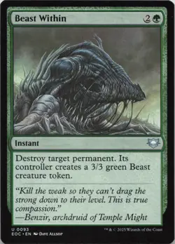 Beast Within U Commander: Edge of Eternities 93 NM MTG - Image 1