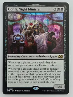 Magic The Gathering - 0087 Gonti, Night Minister - Rare - Aetherdrift - Image 1