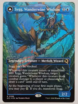 MTG Lorwyn Eclipsed - ECL 288 Sygg, Wanderwine Wisdom (Borderless) - Rare Foil - Image 1