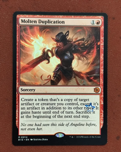 MTG MOLTEN DUPLICATION 14 STAMPED EXC - DUPLICAZIONE FUSA - BIG EN - MAGIC - Image 1