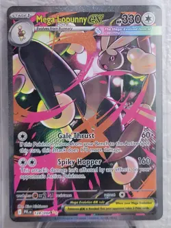 2025 Pokemon TCG Phantasmal Flames Mega Lopunny EX SIR card #128/094 - Image 1