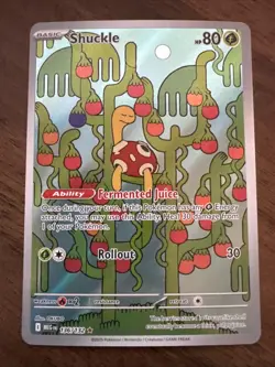 Pokemon Shuckle 136/132 Me01: Mega Evolution Illustration Rare Holo - Image 1