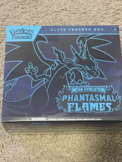 Phantasmal Flames ETB IN HAND Pokemon TCG Brand New Sealed - Image 1