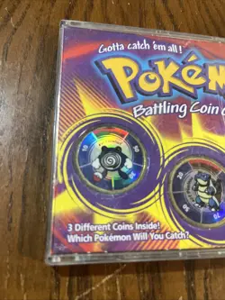 Hasbro Pokemon Battling Coin Game Opened/Not Sealed Blastoise Rapidash Poliwrath - Image 2