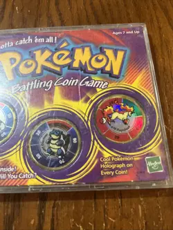 Hasbro Pokemon Battling Coin Game Opened/Not Sealed Blastoise Rapidash Poliwrath - Image 3