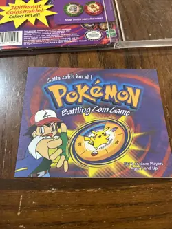 Hasbro Pokemon Battling Coin Game Opened/Not Sealed Blastoise Rapidash Poliwrath - Image 5