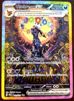 Pokemon TCG Umbreon ex 161/131 Sv: Prismatic Evolutions Holo SIR NM - Image 1