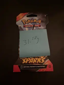 VERY HEAVY - 31.58g - Pokemon Surging Sparks Sleeved Booster Pack - SEALED! - Image 3