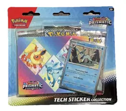 Pokemon TCG Prismatic Evolutions Tech Sticker Collection Blister Glaceon - Image 1