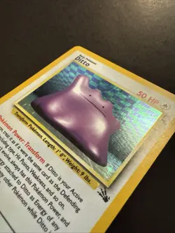 Ditto 3/62 Fossil Set Holo Rare Pokemon - Image 3