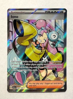 Pokemon Paldea Evolved - IONO - ULTRA RARE FULL ART TRAINER - 254/193 - NM - Image 1