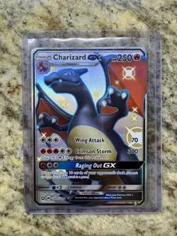 Pokemon Hidden Fates Charizard GX SV49/SV94 Shiny Vault Holo *Moderately Played* - Image 1