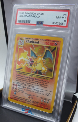 1999 Pokemon Game Base Set Charizard Holo 4/102 PSA 8 Near Mint - Image 2