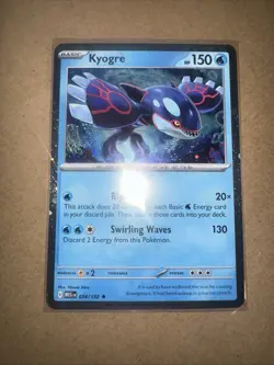 Kyogre 034/132 Cosmos Holo Mega Evolution Knock Out Collection Box Promo Pokemon - Image 1