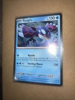 Kyogre 034/132 Cosmos Holo Mega Evolution Knock Out Collection Box Promo Pokemon - Image 2