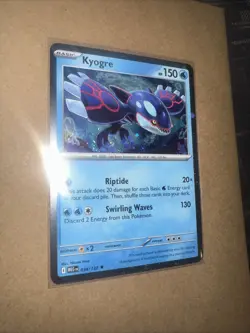 Kyogre 034/132 Cosmos Holo Mega Evolution Knock Out Collection Box Promo Pokemon - Image 3