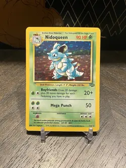 Pokemon TCG Nidoqueen Holo Rare Unlimited Jungle 7/64 LP - Image 1