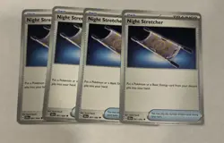 4x Night Stretcher - NM Playset - Trainer x4 - Pokemon TCG - Image 1