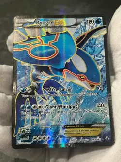 Pokemon TCG Kyogre EX 148/160 Primal Clash Holo Full Art Ultra Rare LP - Image 3