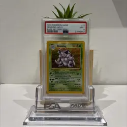 POKEMON BASE SET 1999-2000 “4TH PRINT” #11 NIDOKING HOLO PSA 9 Mint very low pop - Image 1