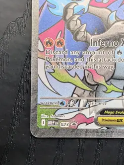 Mega Charizard X Ex 023 Promo - Phantasmal Flames UPC - Pokemon TCG NM - Image 5