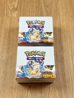x2 Pokemon TCG Surging Sparks Booster Box 36 Brand New & Sealed with slight tear - Image 1