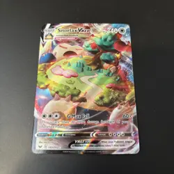 Pokemon TCG Snorlax VMAX Sword & Shield Base Set 142/202! NrMt/Mt! - Image 1