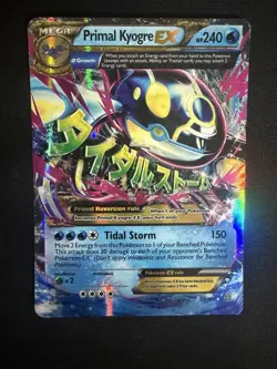 Pokemon TCG Primal Groudon EX Full Art HP-DMG & Primal Kyogre EX MP-HP - Image 5