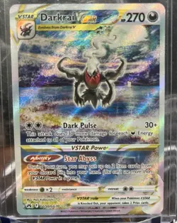 Pokemon Darkrai VSTAR Ultra Rare Holo Full Art GG50/GG70 Crown Zenith English - Image 1