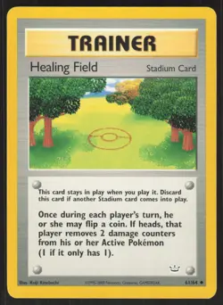 Pokemon TCG Neo Revelation #61/64 Healing Field LP - Image 1