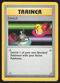 Pokemon TCG Base Set (Shadowless) #095/102 Switch LP - Image 1