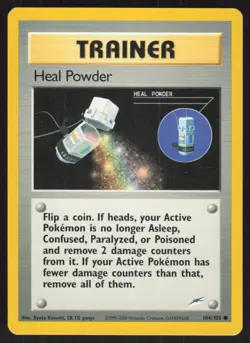 Pokemon TCG Neo Destiny #104/105 Heal Powder LP - Image 1