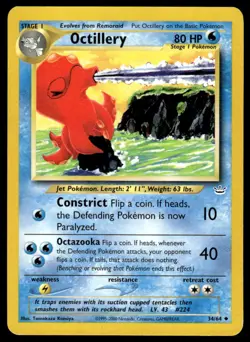 Pokemon TCG Neo Revelation #34/64 Octillery MP - Image 1