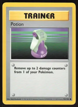 Pokemon TCG Base Set (Shadowless) #094/102 Potion LP - Image 1
