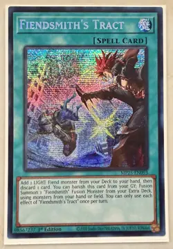 Yugioh Fiendsmith's Tract MP25-EN093 1st Edition Prismatic Secret Rare NM - Image 1