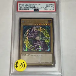 Yu-Gi-Oh! Korean Dark Magician PSA 10 15AX-KRY01 GEM MINT - Image 1