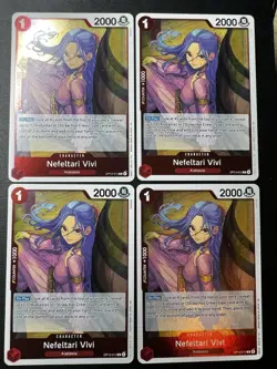 OP13-012 Nefeltari Vivi x4 Set One Piece Card Game - Image 1