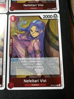 OP13-012 Nefeltari Vivi x4 Set One Piece Card Game - Image 2