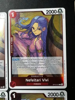 OP13-012 Nefeltari Vivi x4 Set One Piece Card Game - Image 5